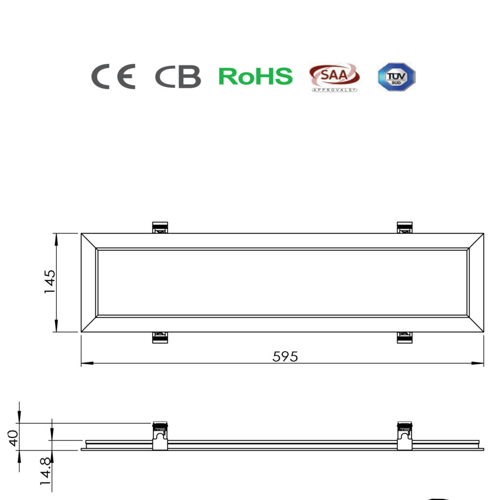 Office lighting 150*600
