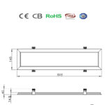 Office lighting 150*600
