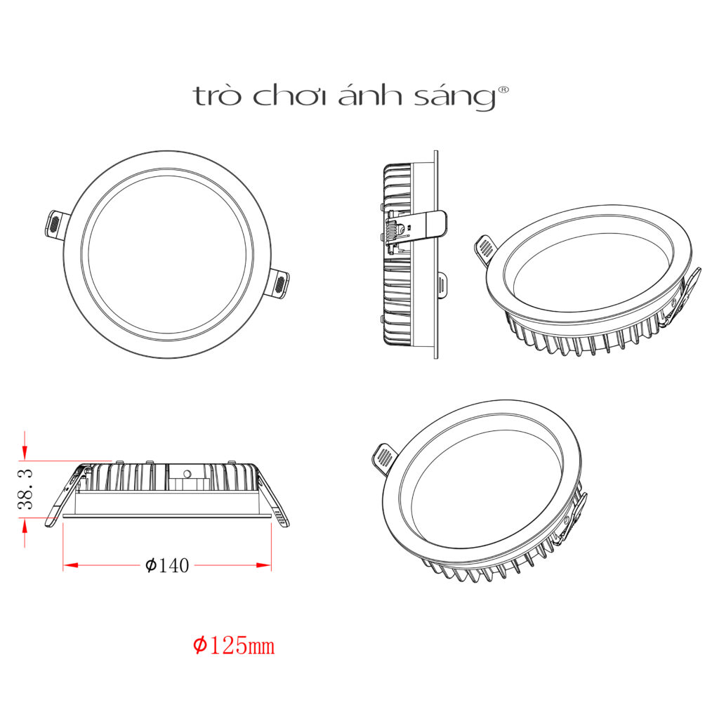 Đèn Led Âm Trần