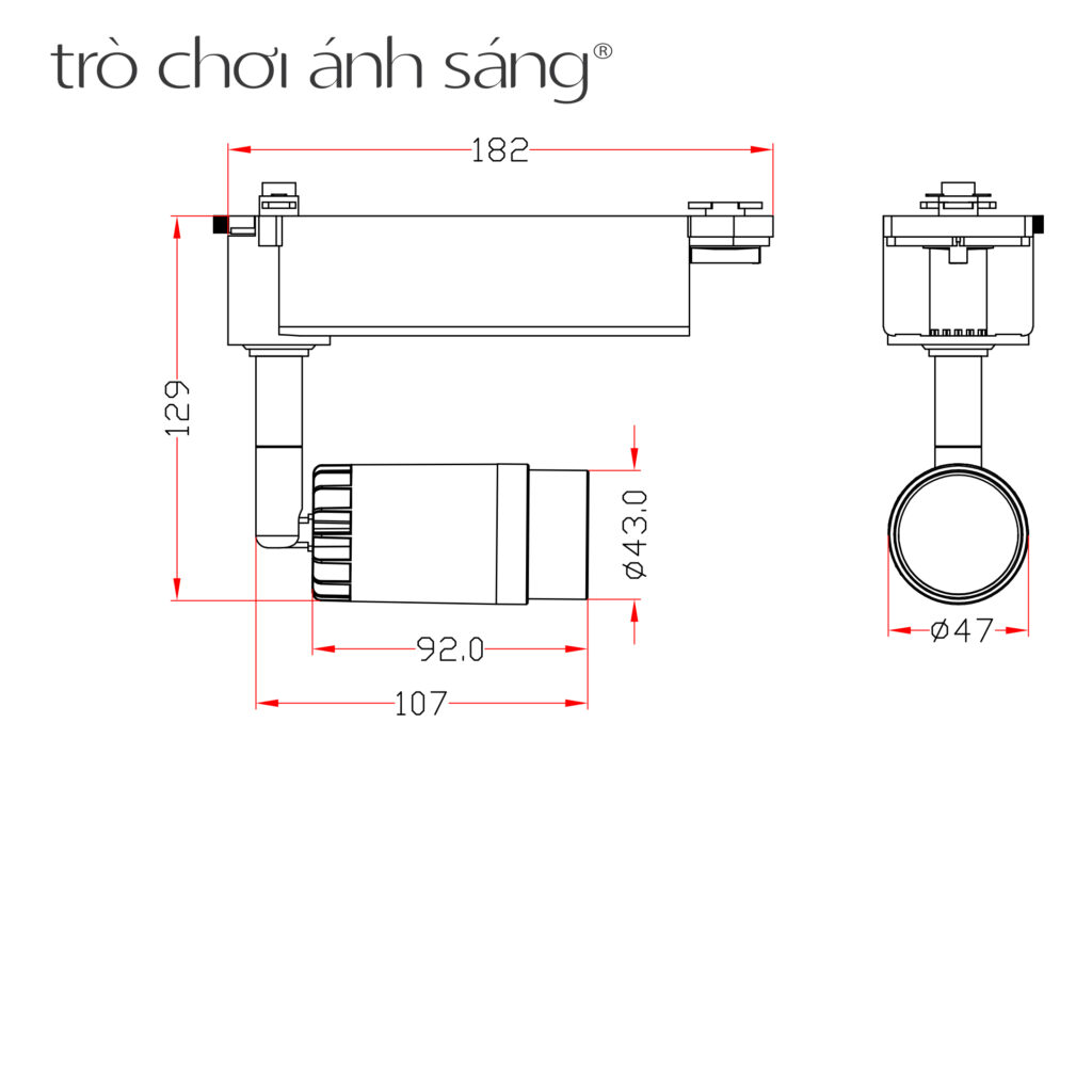 Đèn Led Thanh Ray